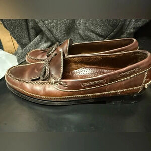 Cole Haan Brown Loafers & Slip-Ons with Smooth Leather and Moccasin Construction